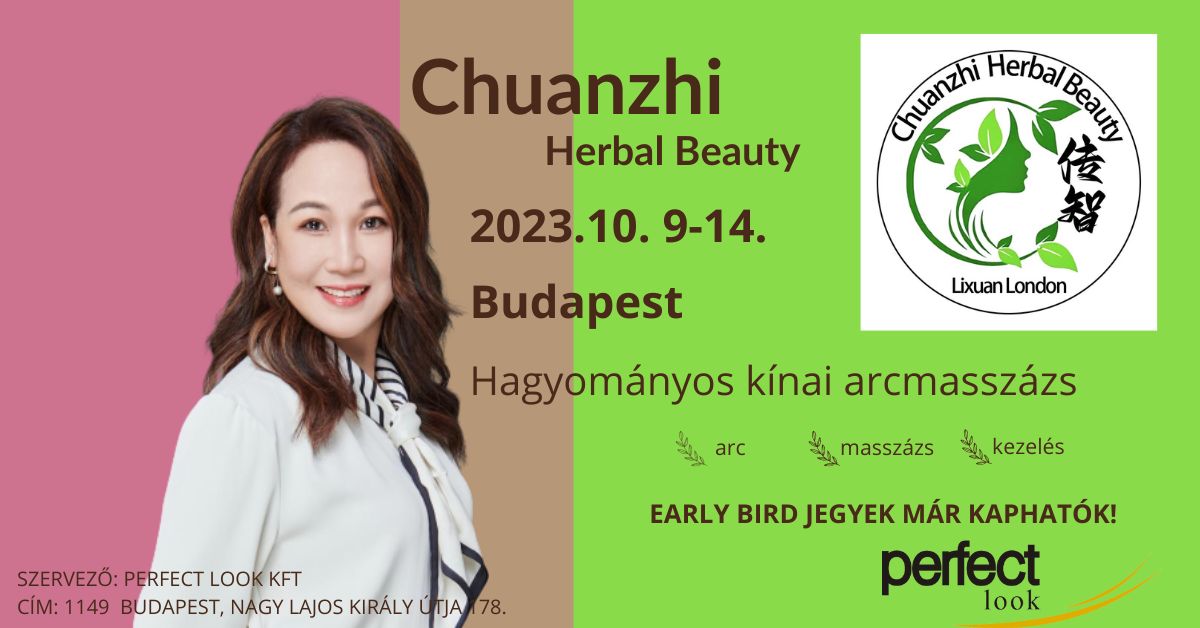 Normál jegy - Chuanzhi – Herbal beauty tradicionális kínai arcmasszázs képzés Magyarországon!