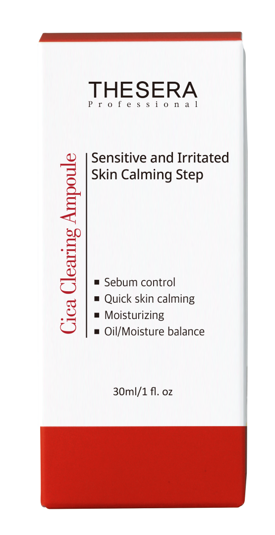 Cica Clearing Ampoule - irritált bőr megnyugtatása, és a sérült bőr vitalizálása, gyógyítása, 30ml